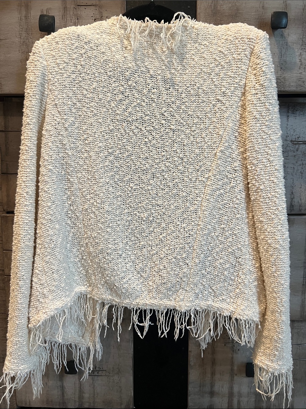 IRO Ivory Fringe Shag Sweater - Picture 4 of 4